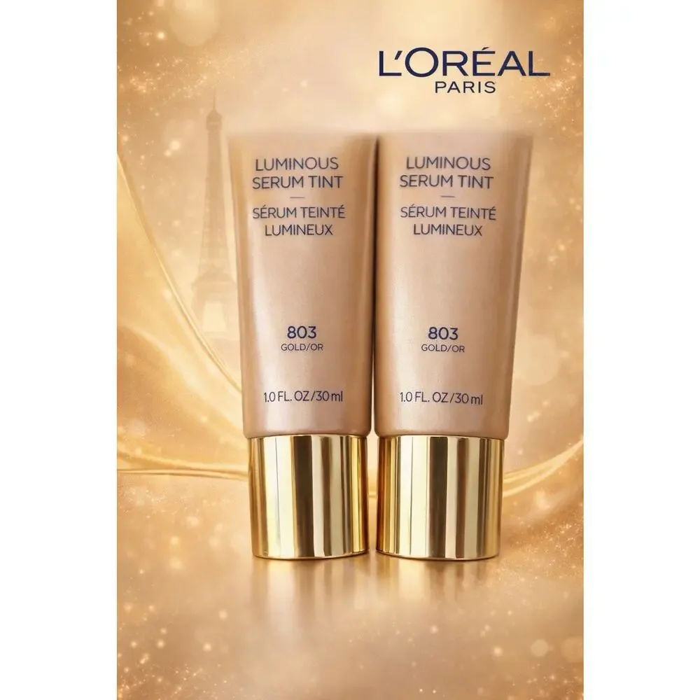 L'Oreal Visible Lift Luminous Serum Tint 803 Gold Sheer Radiant Hydrating